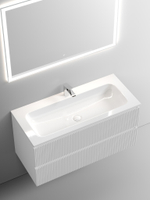 Тумба с раковиной Sancos Snob T 100 см SNT100W bianco