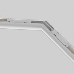 Угол для соединения 135° встраиваемого однофазного шинопровода Maytoni Gravity TRA010CLO-42W