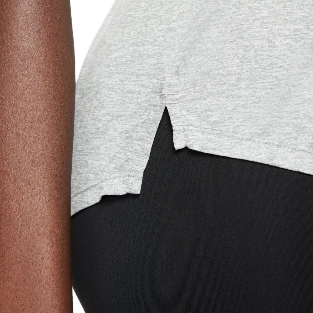 Женский топ теннисный Nike Dri-FIT One Tank W - particle grey/htr/black