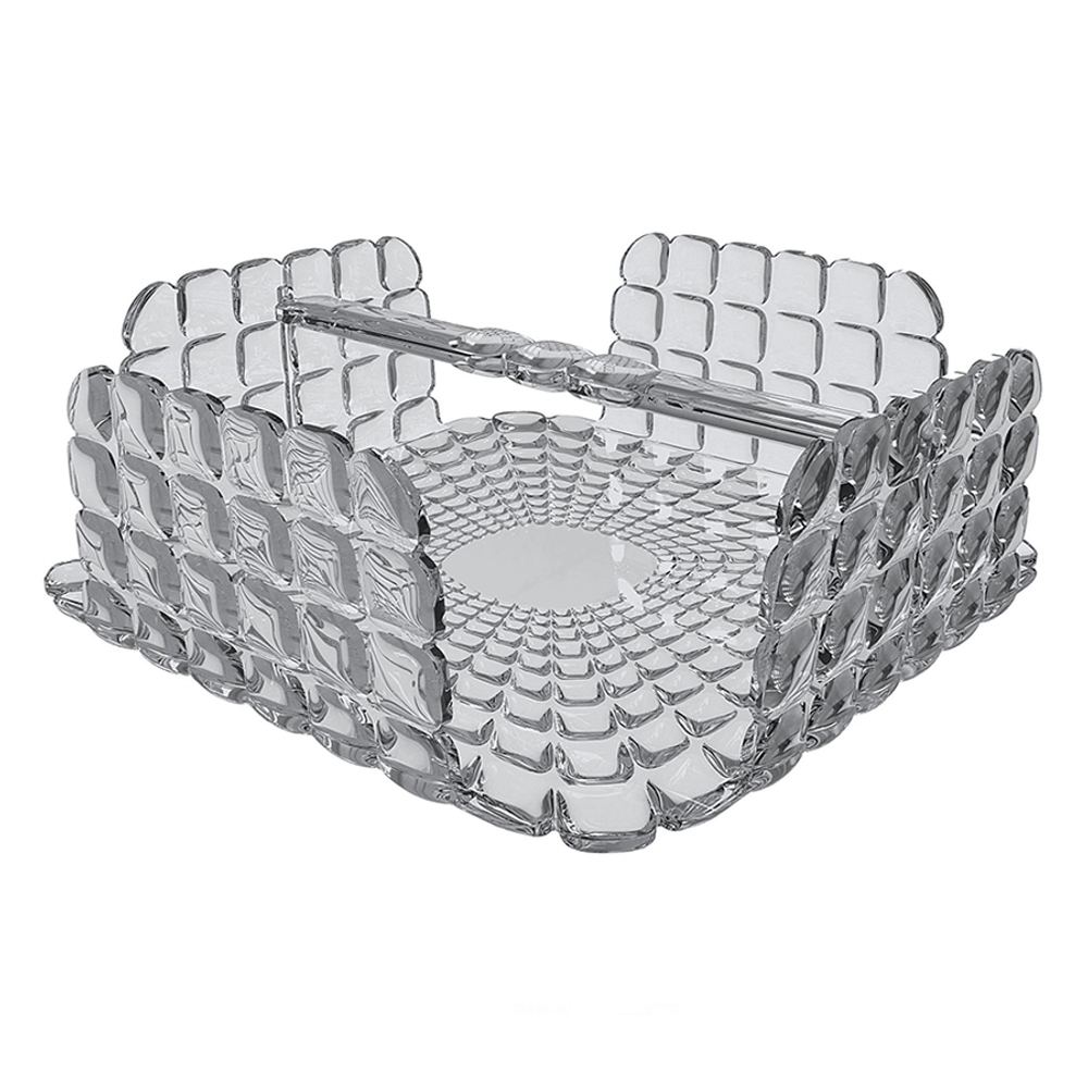 Салфетница квадратная Tiffany серая Guzzini