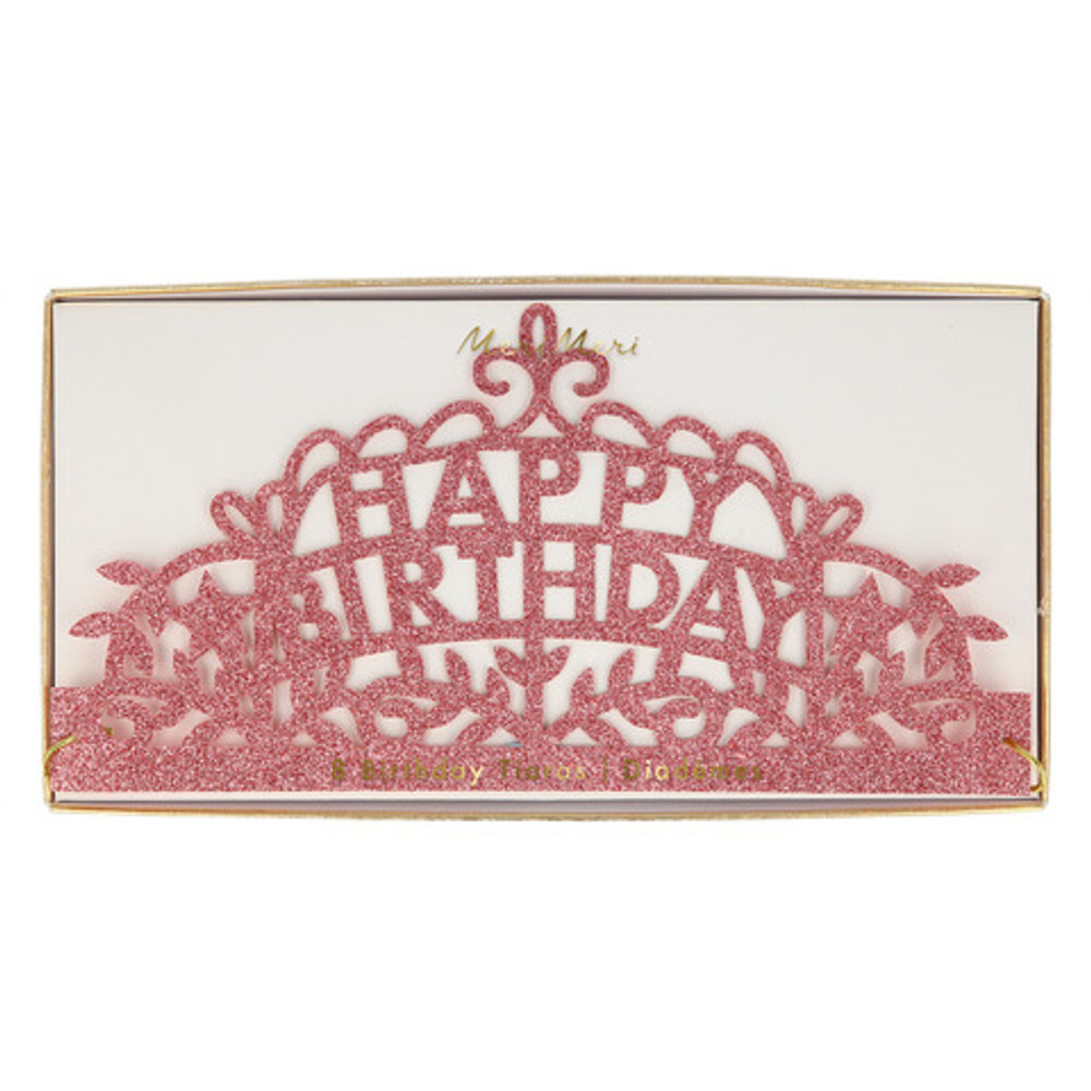 Тиара "Happy Birthday" 8 шт.