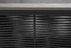 "Сан Ремо" диван 2-местный плетеный из роупа, каркас алюминий темно-серый, роуп серый, ткань серая