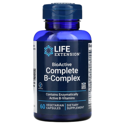 Life Extension BioActive Complete B-Complex 60 veg capsules, B - Комплекс