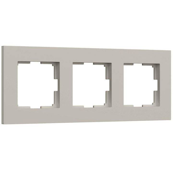 Рамка на 3 поста Werkel Slab дымчатый софт W0032917 a071626