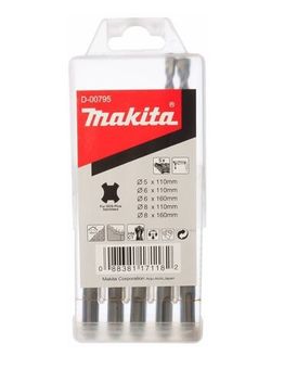 Набор буров SDS-plus 5 шт. Makita D-00795