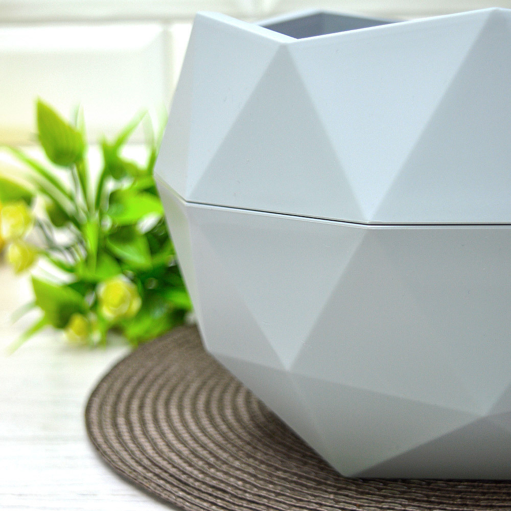 Кашпо Топаз 2,5л, серый жемчуг