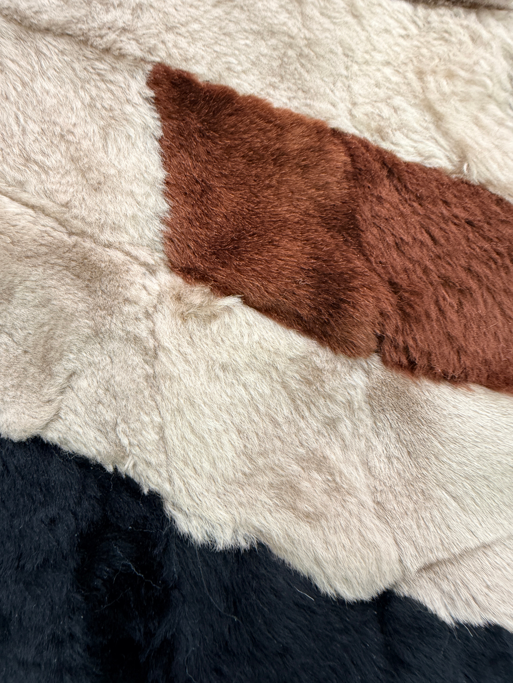 Покрывало меховое ковер из шкуры овчины