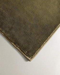 Zara Home - Флисовый плед, зеленый, 160x200 см