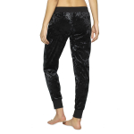 Брюки из бархата с манжетами (Размер: M) (Цвет: черный)