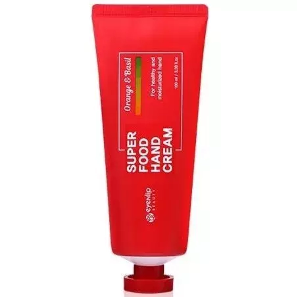 Крем для рук с экстрактом апельсина и базилика EYENLIP Super Food Hand Cream Orange&Basil 100 мл