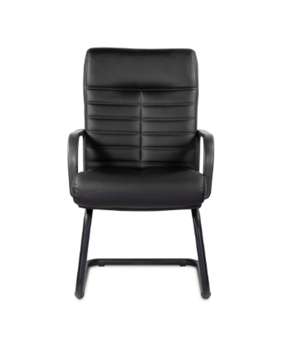 Кресло Орион, низкая спинка, полозья, экокожа Santorini