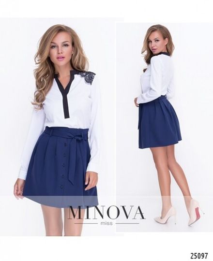 Юбка 1105-синий Minova Фото 1