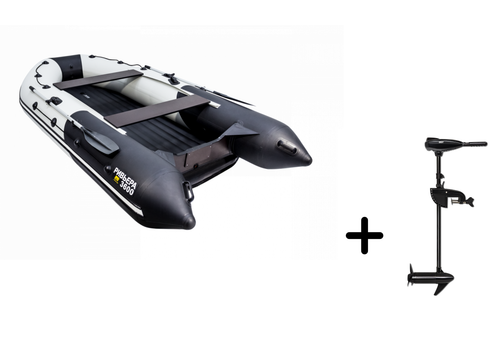 Ривьера 3600 НДНД Киль + BST 55 L (комплект лодка + электромотор)