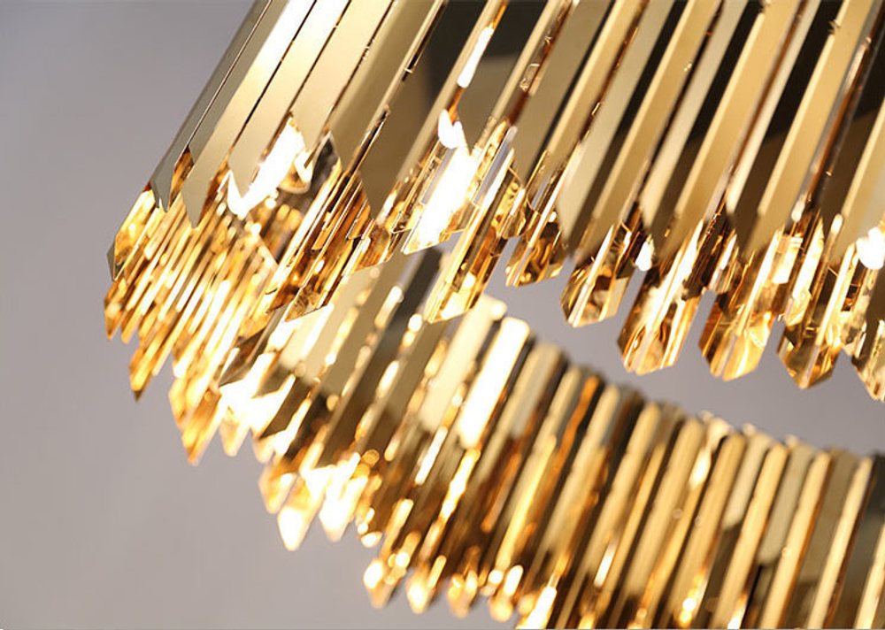 Pendant design lamp  Tom Kirk Facet by Innermost D80 (2 level/Gold)