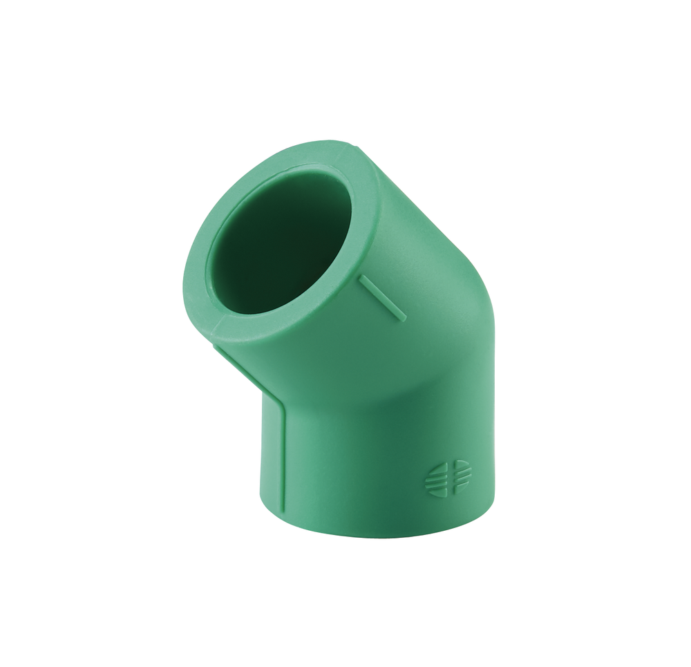 Угольник RIIFO Alba PP-R 45° 110-110 зеленый