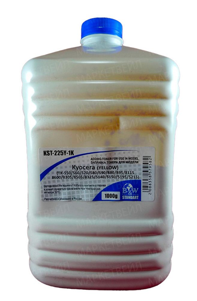 Тонер B&amp;W для Kyocera TK-895/5140/5150/5270/5280/8115/8325 Yellow (Tomoegawa VF03-Y/ED-90Y) (1кг) Standart