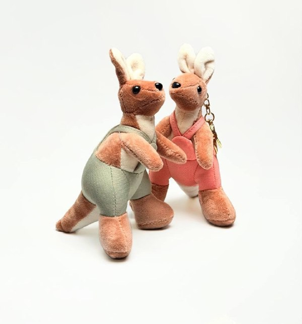 Мягкий брелок "Кенгуру" 14-15 см оптом