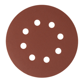Круг абразивный на ворсовой подложке под "липучку", перфорированный, P 320, 125 мм, 5 шт Сибртех 738137