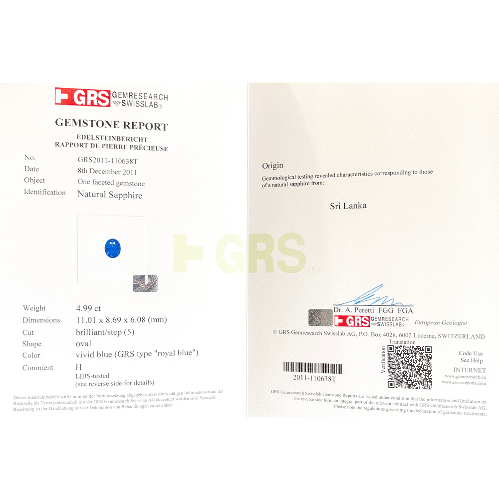 Кольцо с сапфиром и бриллиантами, R0020-01/1