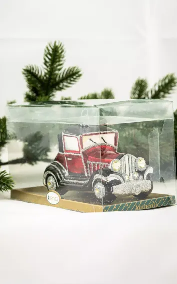 Елочное украшение Джип, стекло, 6 см., 1 шт., Irena CO (55303)