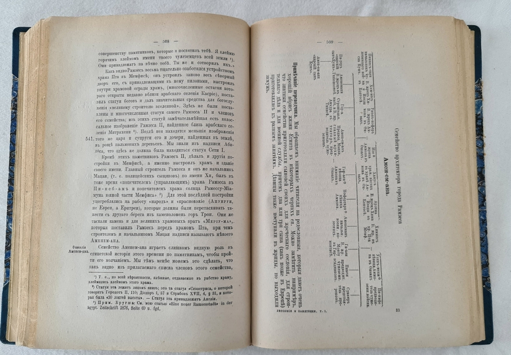 "Летописи и памятники древних народов. Египет. История фараонов Бругша с картою и четырьмя планами". Генрих Карл Бругш  1880 г. - редкая книга