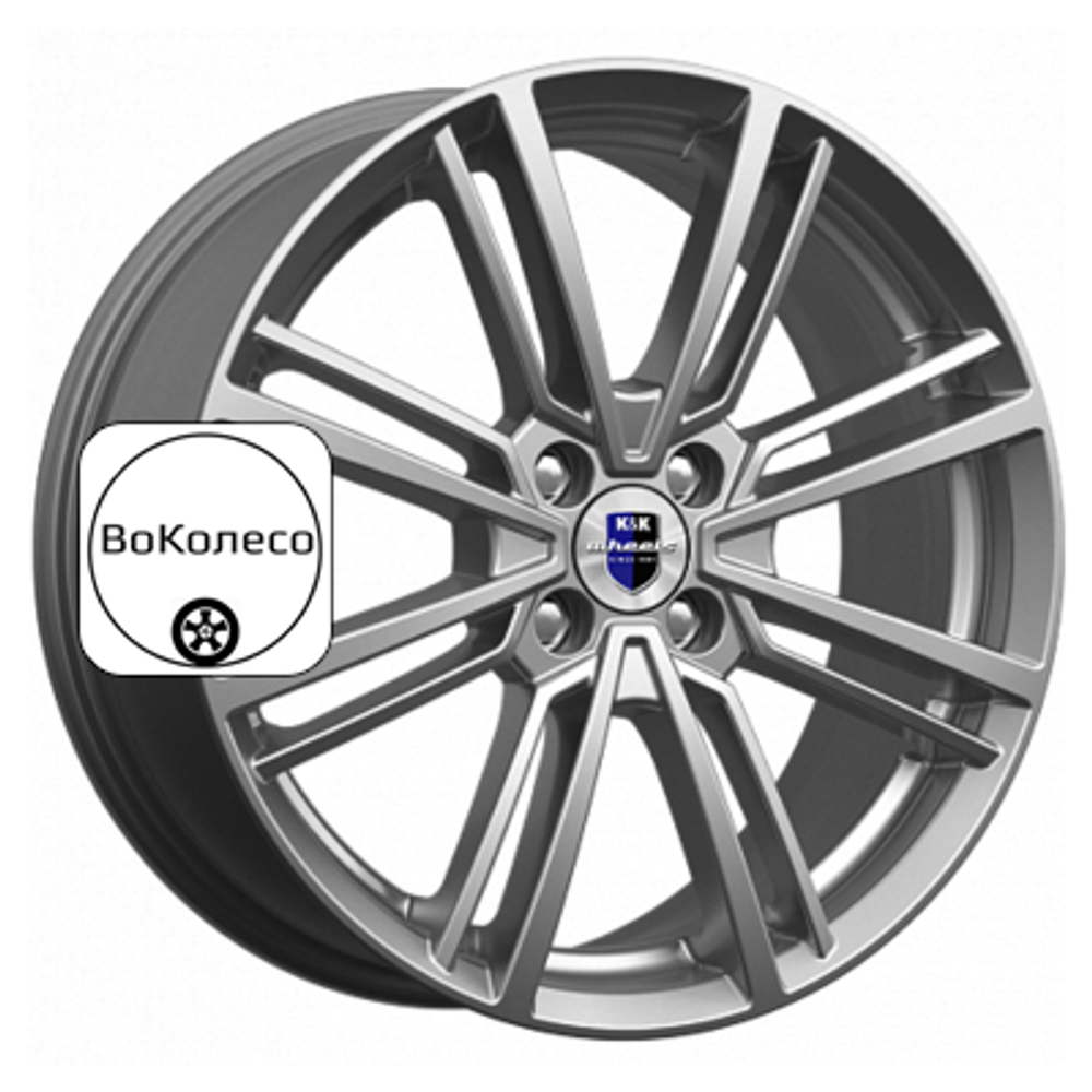 7x17/5x114,3 ET50 D67,1 Эрфурт (КС898) Дарк платинум K&K