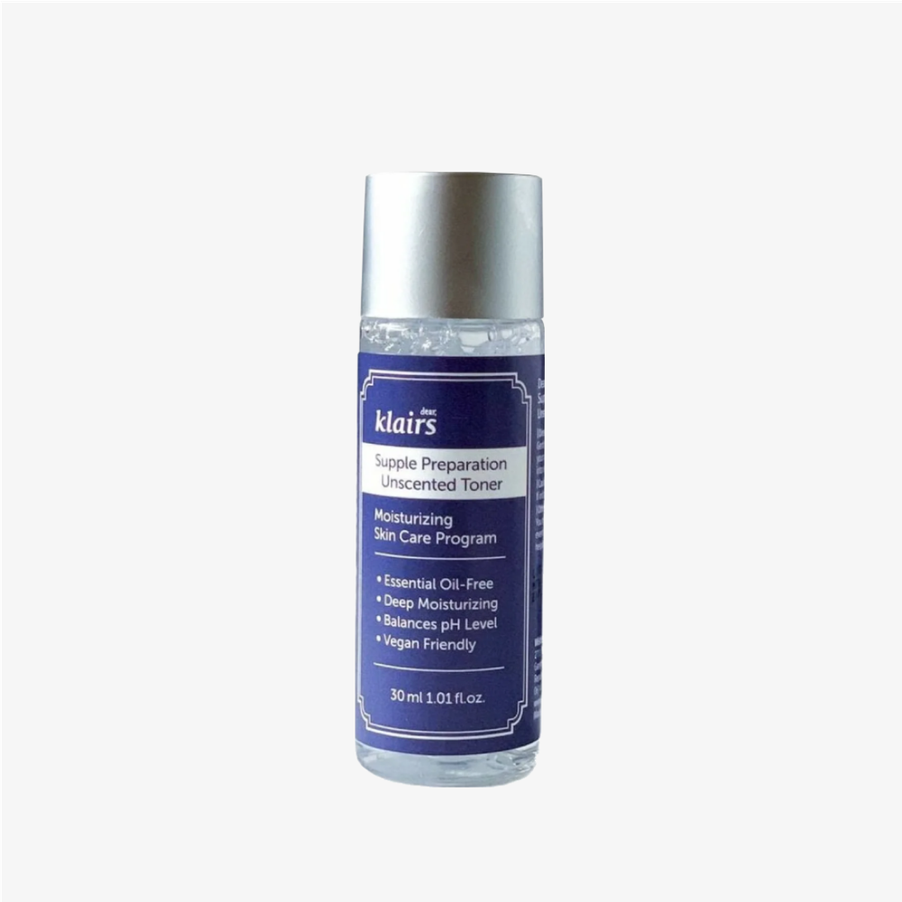 DEAR, KLAIRS Смягчающий тонер для лица Supple Preparation Unscented Toner (30 мл)