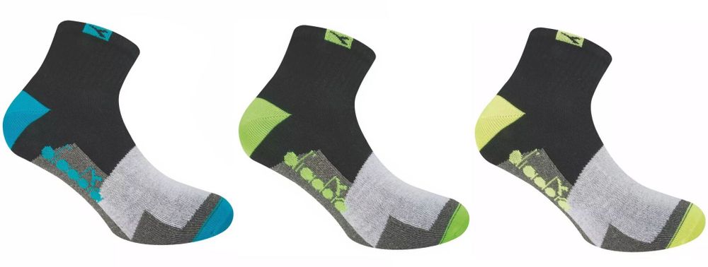 Теннисные носки Diadora Unisex Socks Multisport 3P - shock black