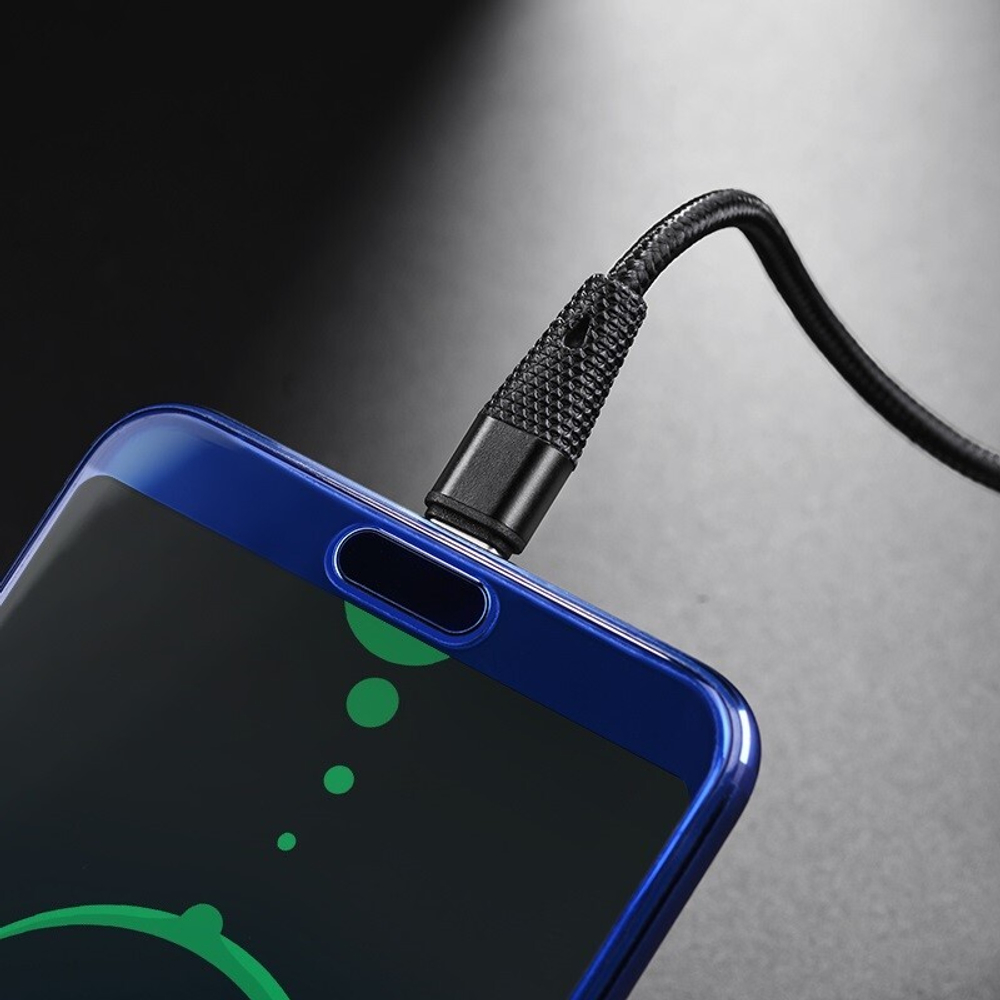 Кабель USB - TypeC BOROFONE BU10 (черный) 1м
