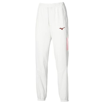 Женские теннисные брюки Mizuno Frontier Shadow Woven - white