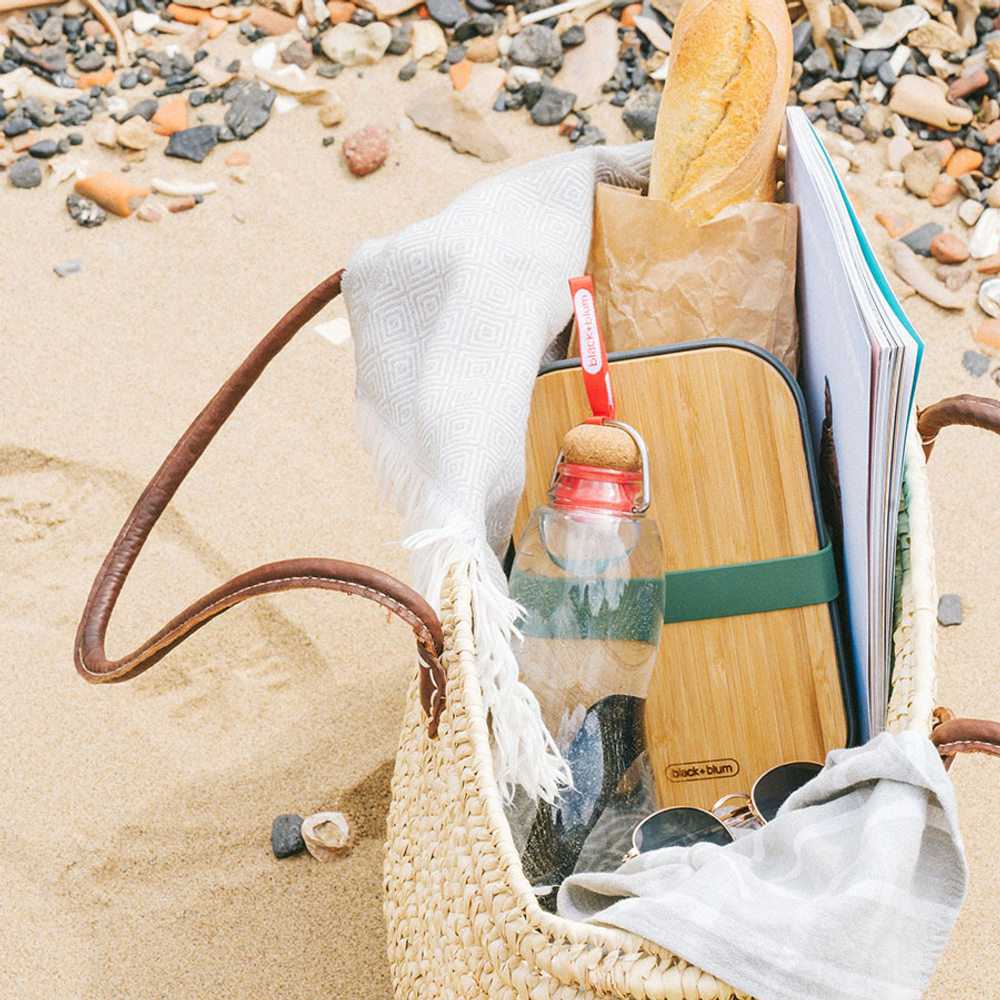 Экобутылка eau good, 800 мл, красная