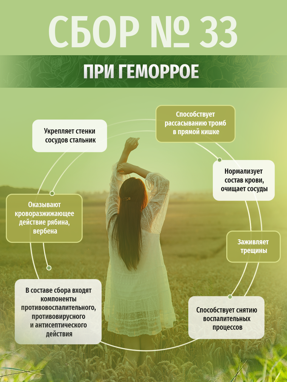 Сбор № 33 при геморрое