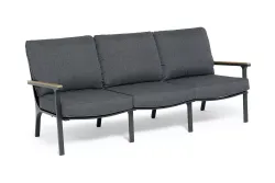 "Крокус" лаунж-зона 5-местная из алюминия, цвет темно-серый