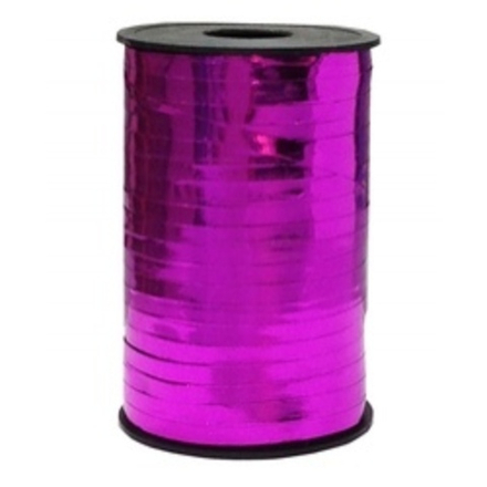 Лента полипропиленовая (0,5 см*250 м) Фуше, Металлик, 1 шт.