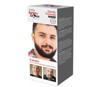 Камуфляж для бороды Godefroy Barbers Choice Dark Brown, набор (темно-коричневая)