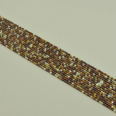 Нитка Хризоколла 39 см. 2,4 мм. (Без замка)