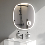 Зеркало с контурной LED-подсветкой, ИК сенсором и косметическим зеркалом, 80 см AM.PM Func M8FMOX0803SA