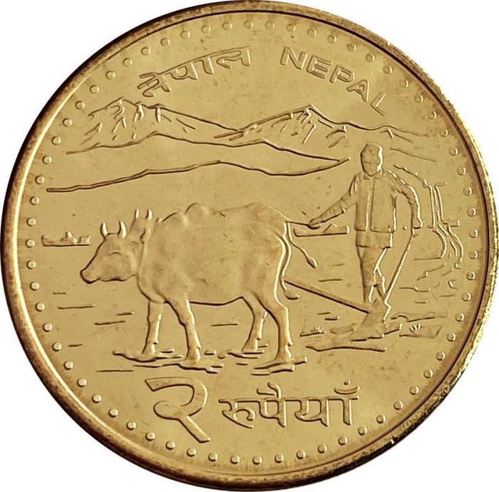 2 рупии 2009 Непал