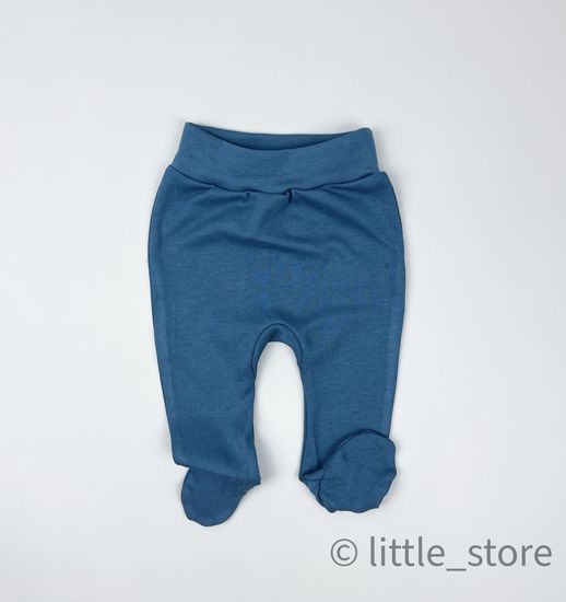 Ползунки хлопковые "Basic" Синий камень