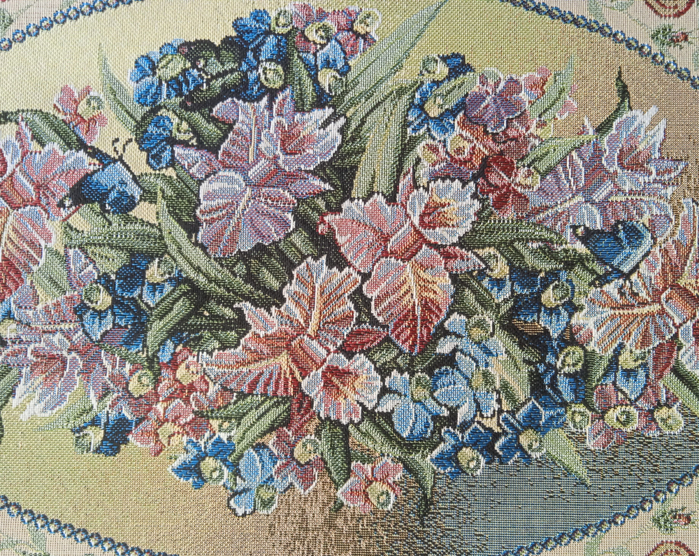 Декоративная гобеленовая салфетка Орхидеи 40*60