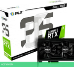 Видеокарта Palit GeForce RTX 3050 Dual 8GB (NE63050018P1-1070D)