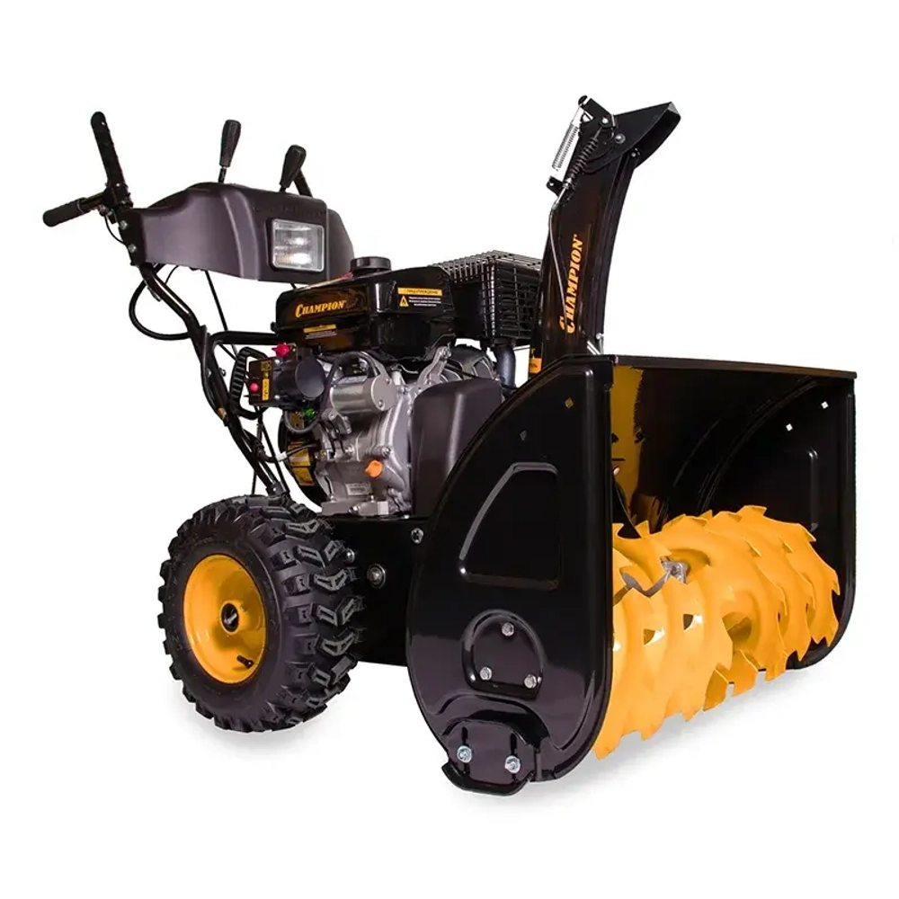 CHAMPION ST1376E снегоуборщик бензиновый 13 л.с. ковш 76 см, выброс 15 м, 6 вперед/2 назад
