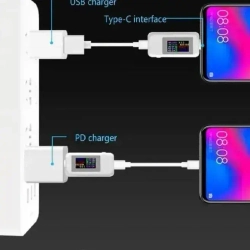 Тестер USB KEWEISI KWS-1902C измеритель напряжения, силы тока и ёмкости аккумулятора мультиметр