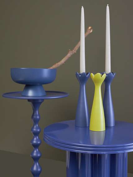 Столик приставной Fluid, D38 см, сумерки