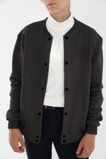 Джемпер для мальчика Бомбер-2 Виотекс ТЁМНО-СЕРЫЙ