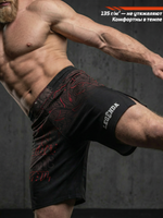 Шорты спортивные тренировочные черные LEGENDA Вальхалла