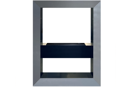 Каминокомплект Boxx - Серый графит с очагом Cassette 600 NH