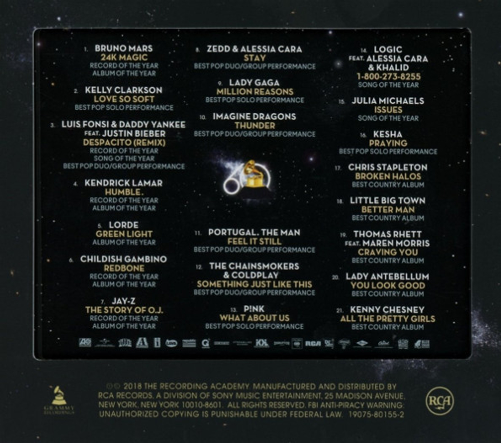 Сборник / 2018 Grammy Nominees (CD)
