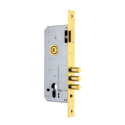 Корпус врезного замка с защёлкой DD900/C-45.85.3MR (900 3MR W/B) PB латунь