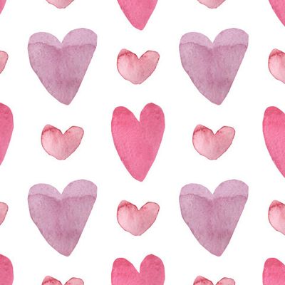 Бесшовный принт ко дню святого валентина